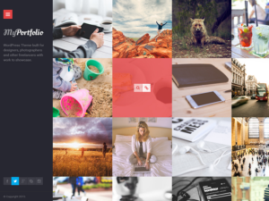 Szablon strony myPortfolio