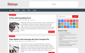 miniatura szablonu ribbon