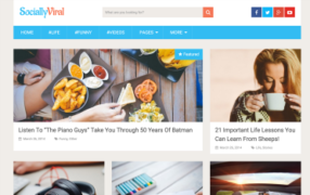 miniatura szablonu sociallyviral